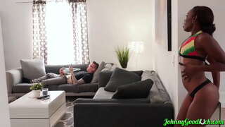 Интеррациал Секс Са Слатким Негритянкой Красоткой