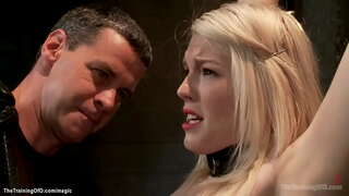 ���ేడి నిర్బంధించుట రాగి జుట్టు newbie ఎల్లా నోవా గెట్స్ బాధ మరియు క్రమశిక్షణ మాస్టర్ జేమ్స్ దిగ్గజం అప్పుడు చేసిన కుడుచు మరియు ఫక్ బిగ్ డిక్ కఠినమైన gimp ఓవెన్ బూడిద