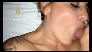 חבר של בעלי, שפיכה בפה שלי