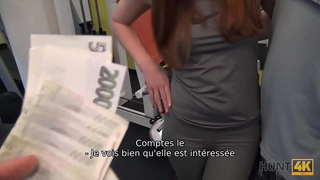 HUNT4K. Ar airgead, fear ceadaíonn &amp;germandbls; an hunter taithí&amp;eacute;rann&amp;eacute; a fuck GF