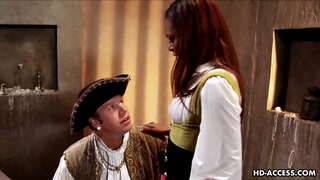 שחור זונה מארי אהובה רכיבה על זין לבן ממוסמר קשה