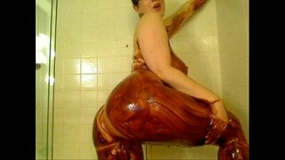 AmberCutie покажуваат чоколадо