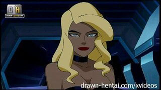Justice League Hentai - Canary knullet i en Flash