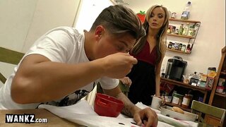 WANKZ - Vaikinas Fucks Jo Tikrai Karšta Žingsnis Mama!