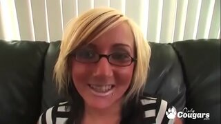 Candy Jones Ligeann Fear Dubh Cum Taobh Istigh Di Pussy