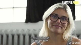 AMATØR EURO - Amatør PAWG Blonde Gaby Hardcore Fucked I Første Porno Audition